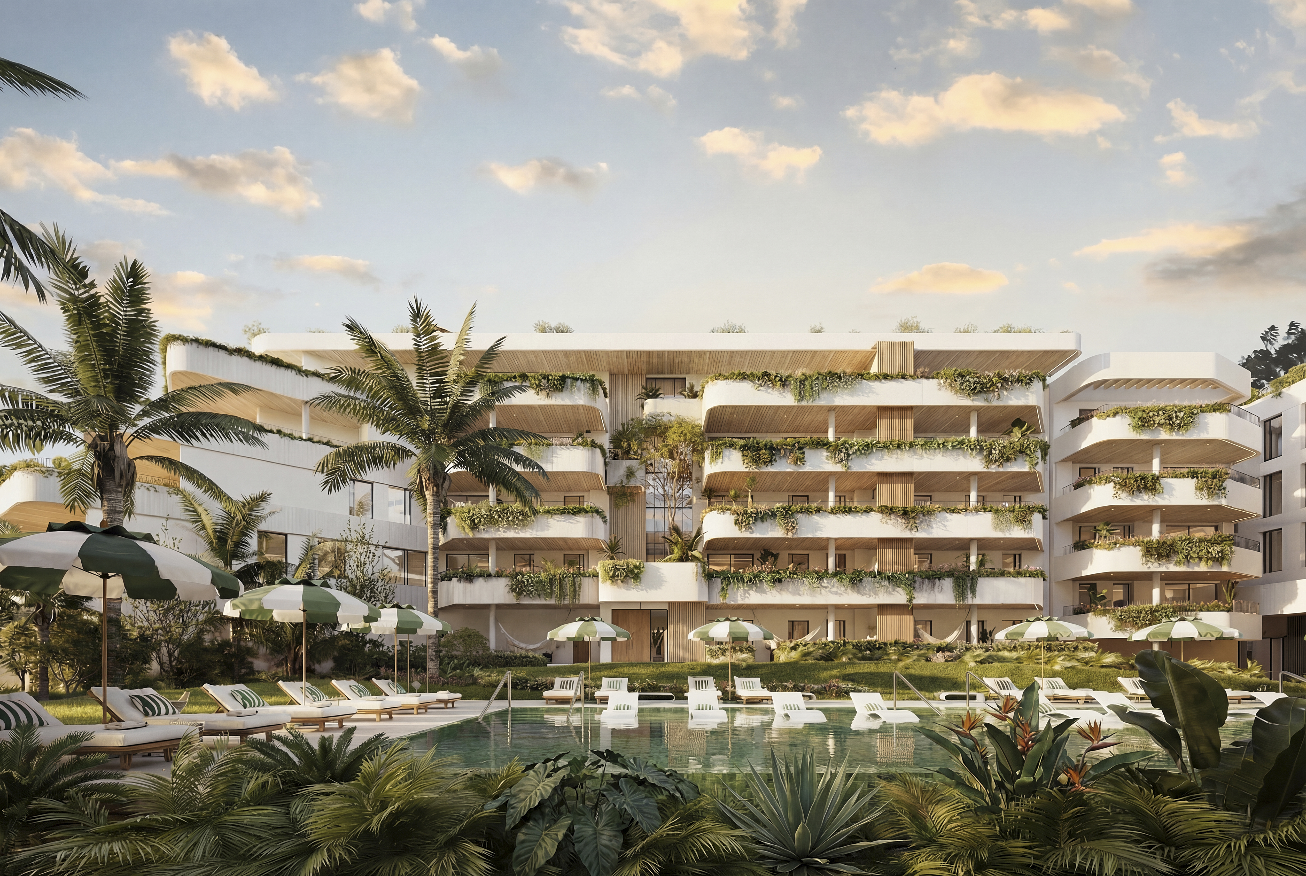 Rezidencie rezortného typu so strešným infinity bazénom – Marbella – západ, San Pedro Alcántara