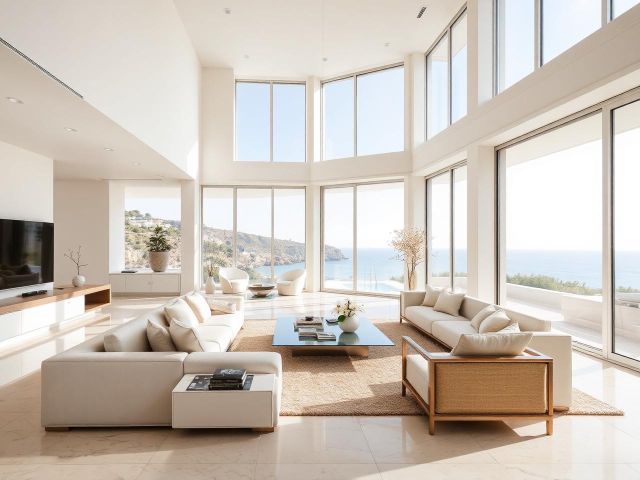 Svetlý interiér apartmánu na pobreží Costa del Sol